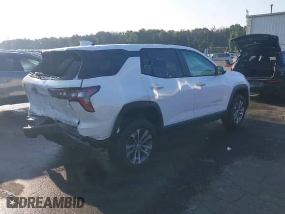 2025 Chevrolet Equinox FWD LT с VIN 3GNAXHEG9SL147743, выставлен на аукционе IAAI как лот 42981961 с пробегом 12 507 миль миль и . История ставок и продаж доступна на DreamBid. Изображение 4.