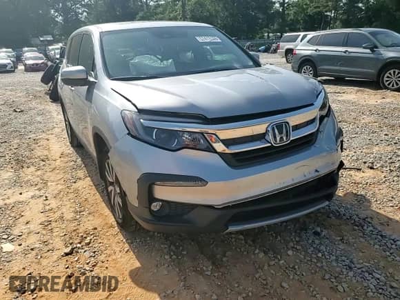 2022 Honda Pilot EX-L with VIN 5FNYF5H5XNB006489, listed as a Copart auction lot 57413105 with 87,382 mi miles and Salvage title. Bid and sale history available at DreamBid. Image 14.