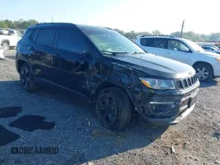 2021 Jeep Compass Latitude with VIN 3C4NJDBB4MT541294, listed as a IAAI auction lot 43260374 with 108,446 mi miles and . Bid and sale history available at DreamBid. Image 1.