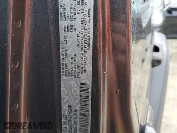 2021 Jeep Wrangler Unlimited Sport Altitude with VIN 1C4HJXDN7MW819346, listed as a Copart auction lot 80680585 with 51,596 mi miles and Salvage title. Bid and sale history available at DreamBid. Image 12.