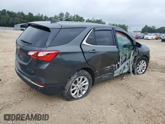 2020 Chevrolet Equinox LT with VIN 3GNAXJEV0LS664913, listed as a Copart auction lot 65806265 with Not provided miles and Non repairable. Bid and sale history available at DreamBid. Image 3.