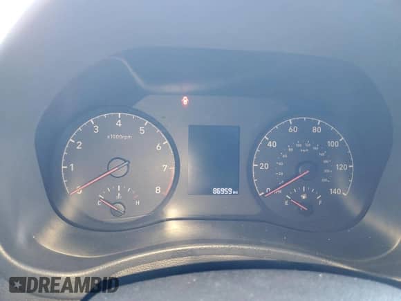 2019 Hyundai Accent SE with VIN 3KPC24A35KE087752, listed as a Copart auction lot 81286625 with 86,959 mi miles and Salvage title. Bid and sale history available at DreamBid. Image 9.