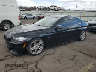 2015 BMW 5 Series 550i xDrive with VIN WBAKP9C52FD693782, listed as a Copart auction lot 49107675 with 142,882 mi miles and Salvage title. Bid and sale history available at DreamBid. Image 1.