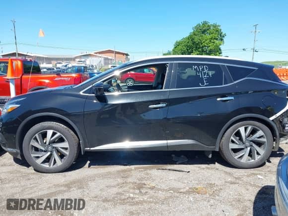 2017 Nissan Murano S with VIN 5N1AZ2MG3HN198497, listed as a IAAI auction lot 42295156 with 43,067 mi miles and . Bid and sale history available at DreamBid. Image 14.