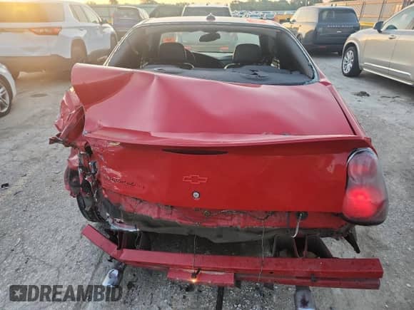 2004 Chevrolet Monte Carlo SS Supercharged with VIN 2G1WZ151249370751, listed as a Copart auction lot 59177395 with 120,344 mi miles and Salvage title. Bid and sale history available at DreamBid. Image 6.