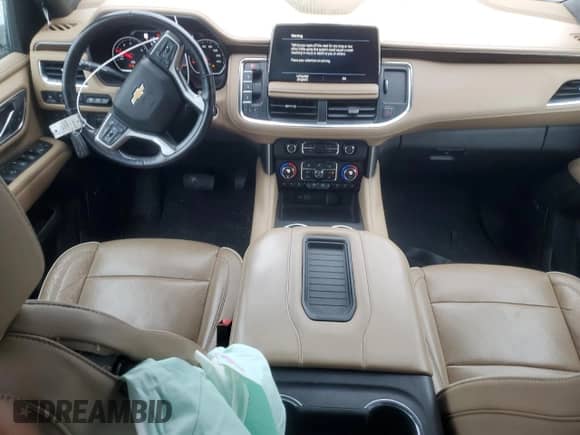 2021 Chevrolet Suburban Premier z VIN 1GNSKFKD2MR146737, wystawiony jako Copart lot #83866475 z przebiegiem 126 585 mil mil oraz Szkoda całkowita • Salvage title. Historia ofert i sprzedaży dostępna na DreamBid. Obrazek 8.