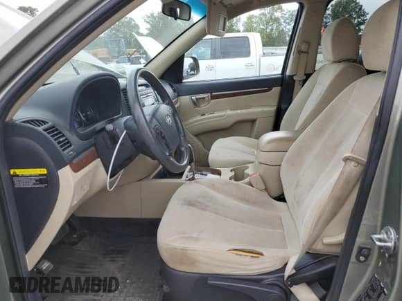 2008 Hyundai Santa Fe GLS with VIN 5NMSG13D58H185215, listed as a Copart auction lot 80638145 with 202,701 mi miles and Salvage title. Bid and sale history available at DreamBid. Image 7.