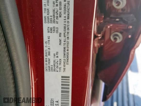2025 Ram 1500 Limited z VIN 1C6SRFHP5SN683331, wystawiony jako Copart lot #65974615 z przebiegiem 7 156 mil mil oraz Szkoda całkowita • Salvage title. Historia ofert i sprzedaży dostępna na DreamBid. Obrazek 13.