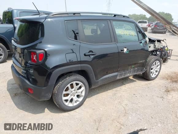 2017 Jeep Renegade Altitude with VIN ZACCJBBB3HPG31500, listed as a IAAI auction lot 42442706 with 101,098 mi miles and . Bid and sale history available at DreamBid. Image 4.