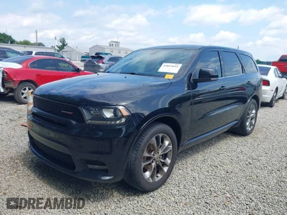 2019 Dodge Durango GT Plus with VIN 1C4RDHDG4KC556928, listed as a IAAI auction lot 43015651 with 132,711 mi miles and . Bid and sale history available at DreamBid. Image 18.