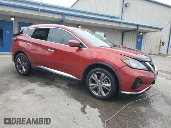 2019 Nissan Murano SV с VIN 5N1AZ2MJ4KN125545, выставлен на аукционе Copart как лот 70687075 с пробегом 86 109 миль миль и Списание • Salvage title. История ставок и продаж доступна на DreamBid. Изображение 4.