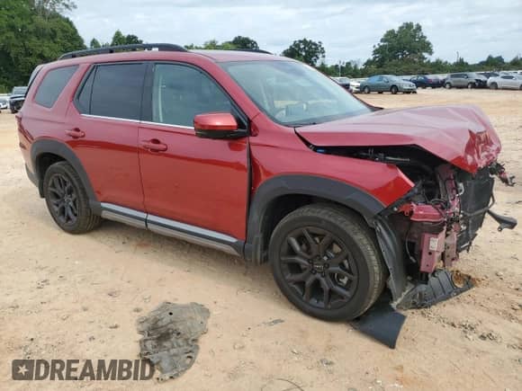 2025 Honda Pilot Elite с VIN 5FNYG1H83SB035926, выставлен на аукционе Copart как лот 70553045 с пробегом 15 762 миль миль и Списание • Salvage title. История ставок и продаж доступна на DreamBid. Изображение 4.