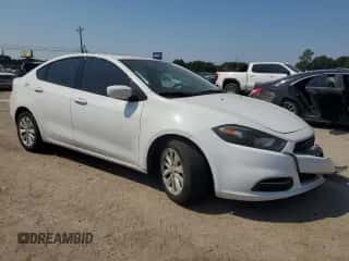 2014 Dodge Dart SXT with VIN 1C3CDFBB2ED697632, listed as a Copart auction lot 81025965 with 201,431 mi miles and Salvage title. Bid and sale history available at DreamBid. Image 4.