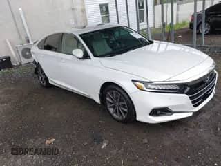 2021 Honda Accord EX-L z VIN 1HGCV1F55MA088021, wystawiony jako IAAI lot #43298036 z przebiegiem 70 039 mil mil oraz . Historia ofert i sprzedaży dostępna na DreamBid. Obrazek 1.