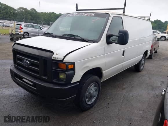 2012 Ford Econoline Cargo Commercial with VIN 1FTNE1EW0CDA98132, listed as a IAAI auction lot 42900339 with 264,472 mi miles and . Bid and sale history available at DreamBid. Image 17.