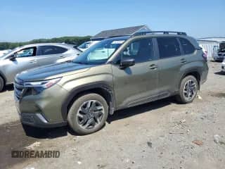2025 Subaru Forester Limited с VIN JF2SLDRC5SH506028, выставлен на аукционе Copart как лот 66230315 с пробегом 5 132 миль миль и Списание • Salvage title. История ставок и продаж доступна на DreamBid. Изображение 1.