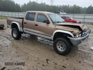 2001 Dodge Dakota Sport with VIN 1B7GG2AN71S188389, listed as a Copart auction lot 81003045 with 203,492 mi miles and Salvage title. Bid and sale history available at DreamBid. Image 4.