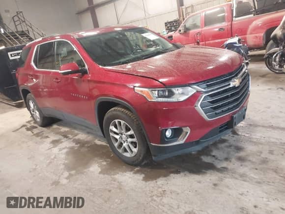 2018 Chevrolet Traverse LT Cloth с VIN 1GNEVGKW4JJ199963, выставлен на аукционе IAAI как лот 43262756 с пробегом 106 347 миль миль и . История ставок и продаж доступна на DreamBid. Изображение 1.
