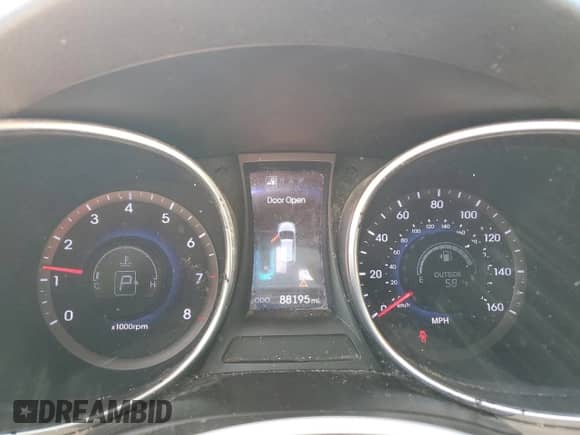 2013 Hyundai Santa Fe Sport z VIN 5XYZUDLB8DG057806, wystawiony jako Copart lot #86407955 z przebiegiem 88 195 mil mil oraz Czysty tytuł • Clean title. Historia ofert i sprzedaży dostępna na DreamBid. Obrazek 9.