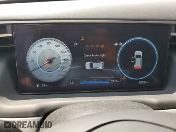 2024 Hyundai Tucson SE with VIN 5NMJA3DE0RH435011, listed as a Copart auction lot 70879635 with 15,056 mi miles and Salvage title. Bid and sale history available at DreamBid. Image 9.