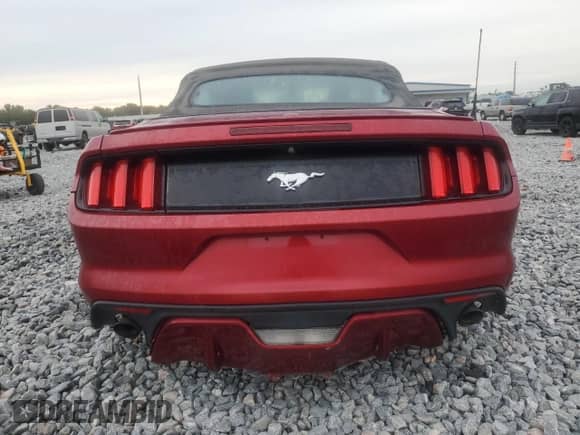 2016 Ford Mustang EcoBoost Premium with VIN 1FATP8UH6G5217272, listed as a Copart auction lot 80497295 with Not provided miles and Salvage title. Bid and sale history available at DreamBid. Image 6.