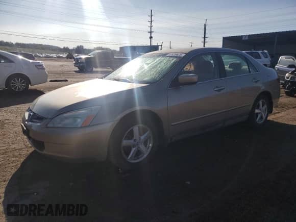 2005 Honda Accord LX с VIN 1HGCM56475A106327, выставлен на аукционе Copart как лот 80926825 с пробегом 187 098 миль миль и Списание • Salvage title. История ставок и продаж доступна на DreamBid. Изображение 1.