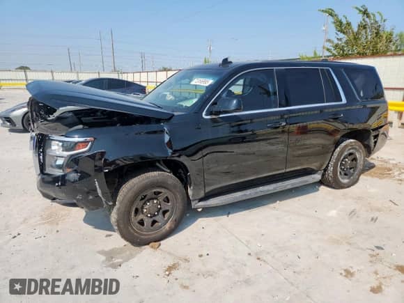 2018 Chevrolet Tahoe Commercial with VIN 1GNLCDEC3JR213933, listed as a Copart auction lot 72066995 with 96,699 mi miles and Salvage title. Bid and sale history available at DreamBid. Image 1.