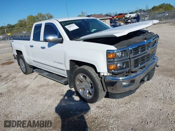 2014 Chevrolet Silverado 1500 LTZ with VIN 1GCVKSEC6EZ253146, listed as a IAAI auction lot 43368232 with 136,880 mi miles and . Bid and sale history available at DreamBid. Image 1.
