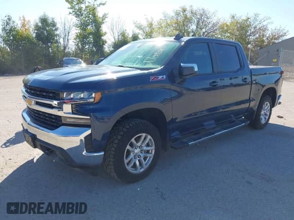 2020 Chevrolet Silverado 1500 LT with VIN 3GCUYDEDXLG367243, listed as a IAAI auction lot 43203301 with 58,501 mi miles and . Bid and sale history available at DreamBid. Image 2.