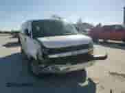 2019 Chevrolet Express Passenger LT with VIN 1GAZGPFG6K1288418, listed as a Copart auction lot 46890365 with 163,661 mi miles and Salvage title. Bid and sale history available at DreamBid. Image 12.