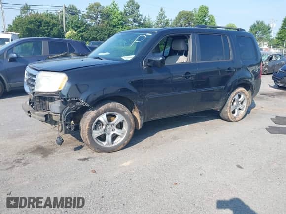 2013 Honda Pilot EX-L with VIN 5FNYF4H65DB060543, listed as a IAAI auction lot 42380911 with 330,452 mi miles and . Bid and sale history available at DreamBid. Image 2.