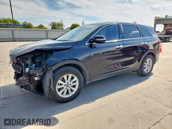 2019 Kia Sorento L with VIN 5XYPG4A35KG566582, listed as a Copart auction lot 81931535 with 64,508 mi miles and Salvage title. Bid and sale history available at DreamBid. Image 1.