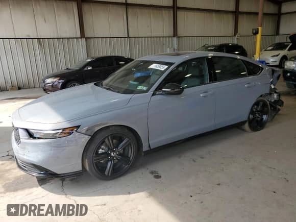 2025 Honda Accord Sport-L with VIN 1HGCY2F70SA025291, listed as a Copart auction lot 81658555 with Not provided miles and Salvage title. Bid and sale history available at DreamBid. Image 1.