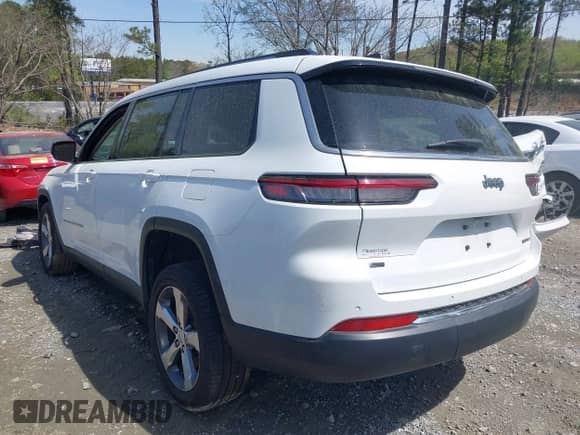 2021 Jeep Grand Cherokee Limited with VIN 1C4RJJBG4M8163973, listed as a IAAI auction lot 41912304 with 60,596 mi miles and . Bid and sale history available at DreamBid. Image 3.