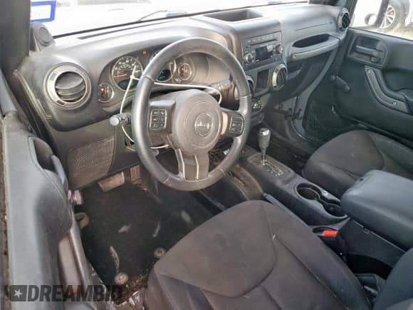 2014 Jeep Wrangler Sport with VIN 1C4AJWAG0EL308436, listed as a Copart auction lot 81949885 with 123,925 mi miles and Salvage title. Bid and sale history available at DreamBid. Image 8.