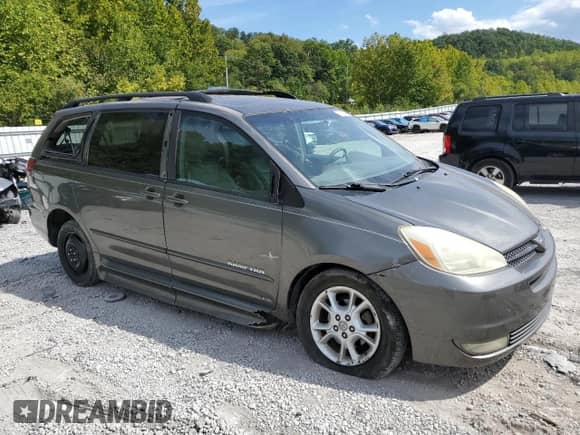 2005 Toyota Sienna XLE with VIN 5TDZA22CX5S352868, listed as a Copart auction lot 71227854 with 91,642 mi miles and Salvage title. Bid and sale history available at DreamBid. Image 4.