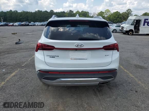 2021 Hyundai Santa Fe Limited with VIN 5NMS44AL1MH319250, listed as a Copart auction lot 69960875 with 42,851 mi miles and Salvage title. Bid and sale history available at DreamBid. Image 6.