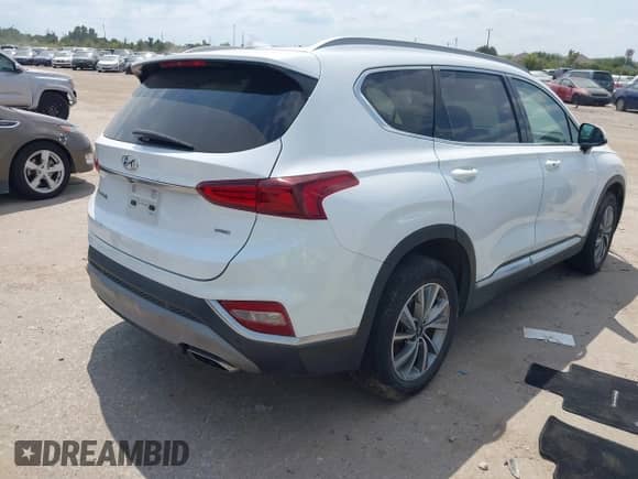 2019 Hyundai Santa Fe SEL with VIN 5NMS3CAD3KH050929, listed as a IAAI auction lot 43139483 with Not provided miles and . Bid and sale history available at DreamBid. Image 4.