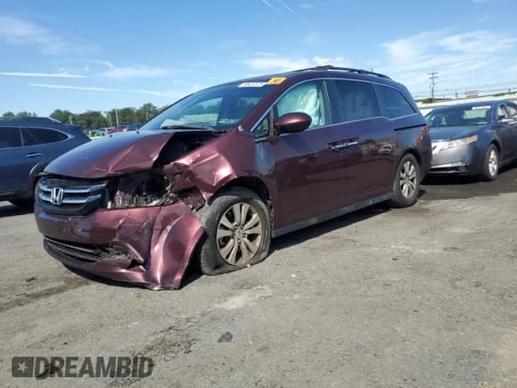 2014 Honda Odyssey EX с VIN 5FNRL5H47EB136234, выставлен на аукционе Copart как лот 80437575 с пробегом Не указан миль и Списание • Salvage title. История ставок и продаж доступна на DreamBid. Изображение 1.