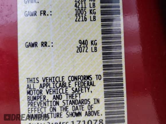 2015 Nissan Altima SV с VIN 1N4AL3AP4FC171078, выставлен на аукционе Copart как лот 71997145 с пробегом 108 397 миль миль и На запчасти • Non repairable. История ставок и продаж доступна на DreamBid. Изображение 12.