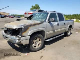 2006 Chevrolet Silverado 1500 LT3 с VIN 2GCEK13T661191884, выставлен на аукционе Copart как лот 80813575 с пробегом Не указан миль и Списание • Salvage title. История ставок и продаж доступна на DreamBid. Изображение 1.