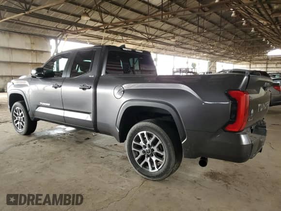 2024 Toyota Tundra SR5 with VIN 5TFLA5DA8RX176986, listed as a Copart auction lot 51018855 with 17,414 mi miles and Salvage title. Bid and sale history available at DreamBid. Image 2.