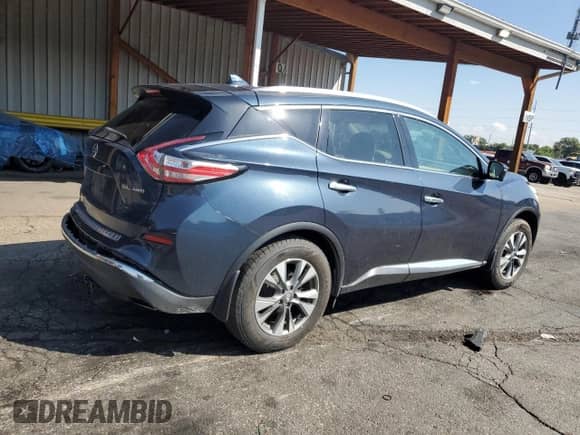 2016 Nissan Murano SL с VIN 5N1AZ2MH2GN155308, выставлен на аукционе Copart как лот 83990915 с пробегом 86 117 миль миль и Списание • Salvage title. История ставок и продаж доступна на DreamBid. Изображение 3.