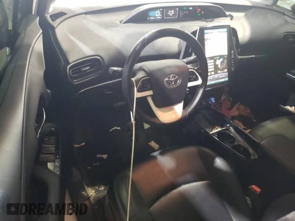 2019 Toyota Prius Plus with VIN JTDKARFP2K3106059, listed as a Copart auction lot 65553635 with 79,764 mi miles and Salvage title. Bid and sale history available at DreamBid. Image 8.