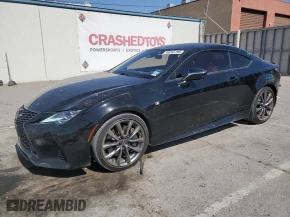 2019 Lexus RC 350 z VIN JTHHZ5BC4K5020656, wystawiony jako Copart lot #46258195 z przebiegiem 101 381 mil mil oraz Szkoda całkowita • Salvage title. Historia ofert i sprzedaży dostępna na DreamBid. Obrazek 1.
