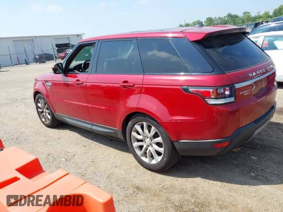 2015 Land Rover Range Rover Sport HSE with VIN SALWR2VF8FA616470, listed as a IAAI auction lot 42797021 with 140,876 mi miles and . Bid and sale history available at DreamBid. Image 3.