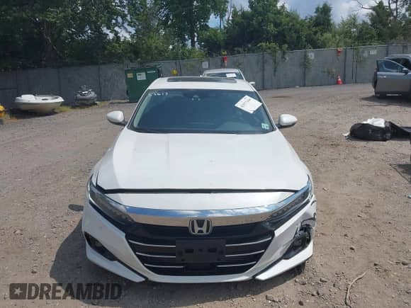 2021 Honda Accord EX-L with VIN 1HGCV1F57MA022974, listed as a IAAI auction lot 42977160 with 42,999 mi miles and . Bid and sale history available at DreamBid. Image 12.