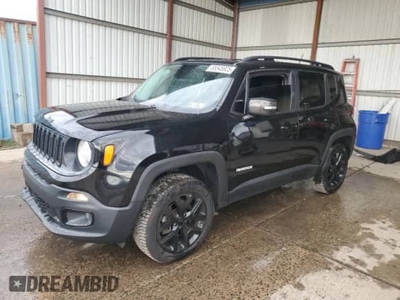 2017 Jeep Renegade Latitude с VIN ZACCJBBB4HPF12094, выставлен на аукционе Copart как лот 85545825 с пробегом 61 648 миль миль и Списание • Salvage title. История ставок и продаж доступна на DreamBid. Изображение 1.