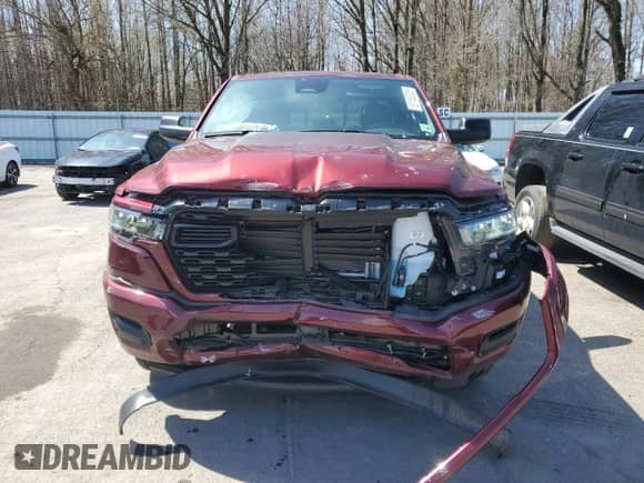 2025 Ram 1500 Tradesman z VIN 1C6RRFCG0SN554757, wystawiony jako Copart lot #51155325 z przebiegiem 12 045 mil mil oraz Szkoda całkowita • Salvage title. Historia ofert i sprzedaży dostępna na DreamBid. Obrazek 5.