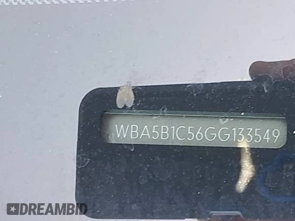 2016 BMW 5 Series 535i с VIN WBA5B1C56GG133549, выставлен на аукционе IAAI как лот 42444163 с пробегом 93 454 миль миль и . История ставок и продаж доступна на DreamBid. Изображение 9.